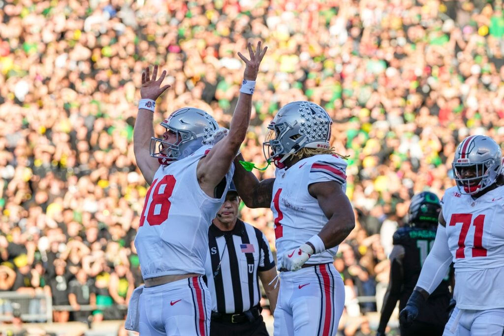 Ohio State was favored to win the No. 1 Oregon in the CFP quarters