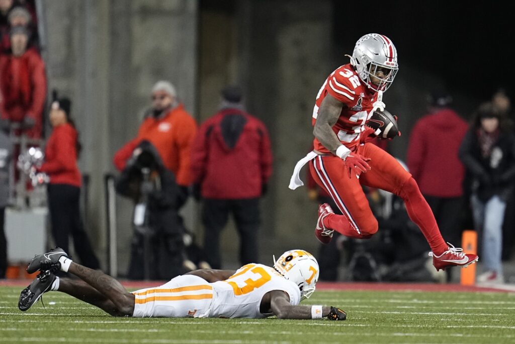 The first quarter blowout sends the No. 8 in Ohio State over No. 9 vols